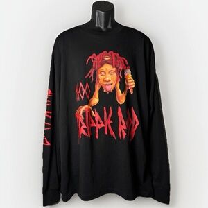 Trippie Red Life’s A Trip 1400 Official Concert Long-Sleeve Tee Blk Men’s Sz XL
